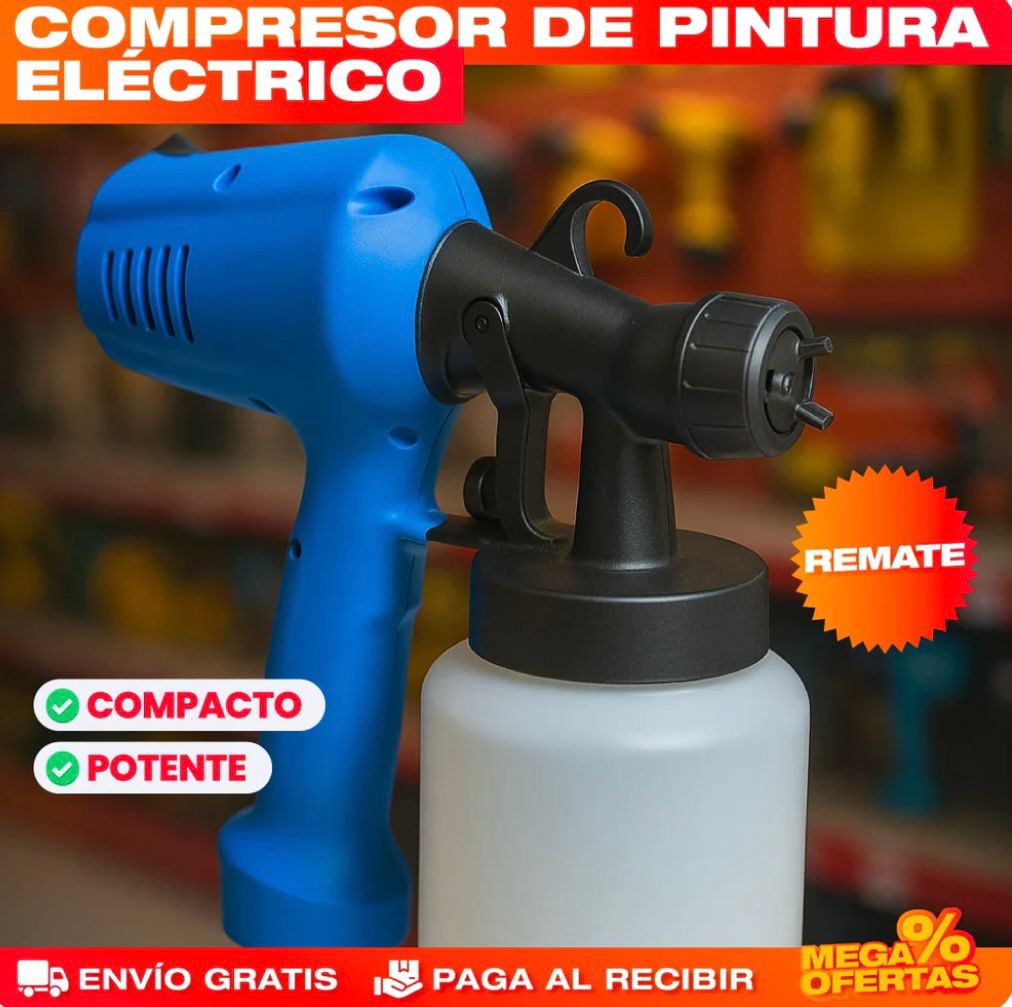 COMPRESOR DE PINTURA PAINT PRO ELECTRICO MULTIFUNCIONAL